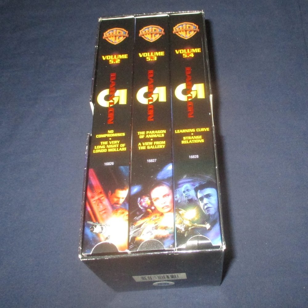 Babylon 5 Interstellar Alliance Season 5 Box Set: Vol 5.2, 5.3, 5.4 (VHS, 1997)